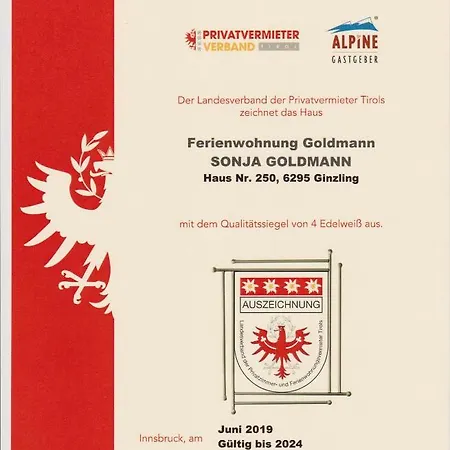 公寓 Ferienwohnung Goldmann *